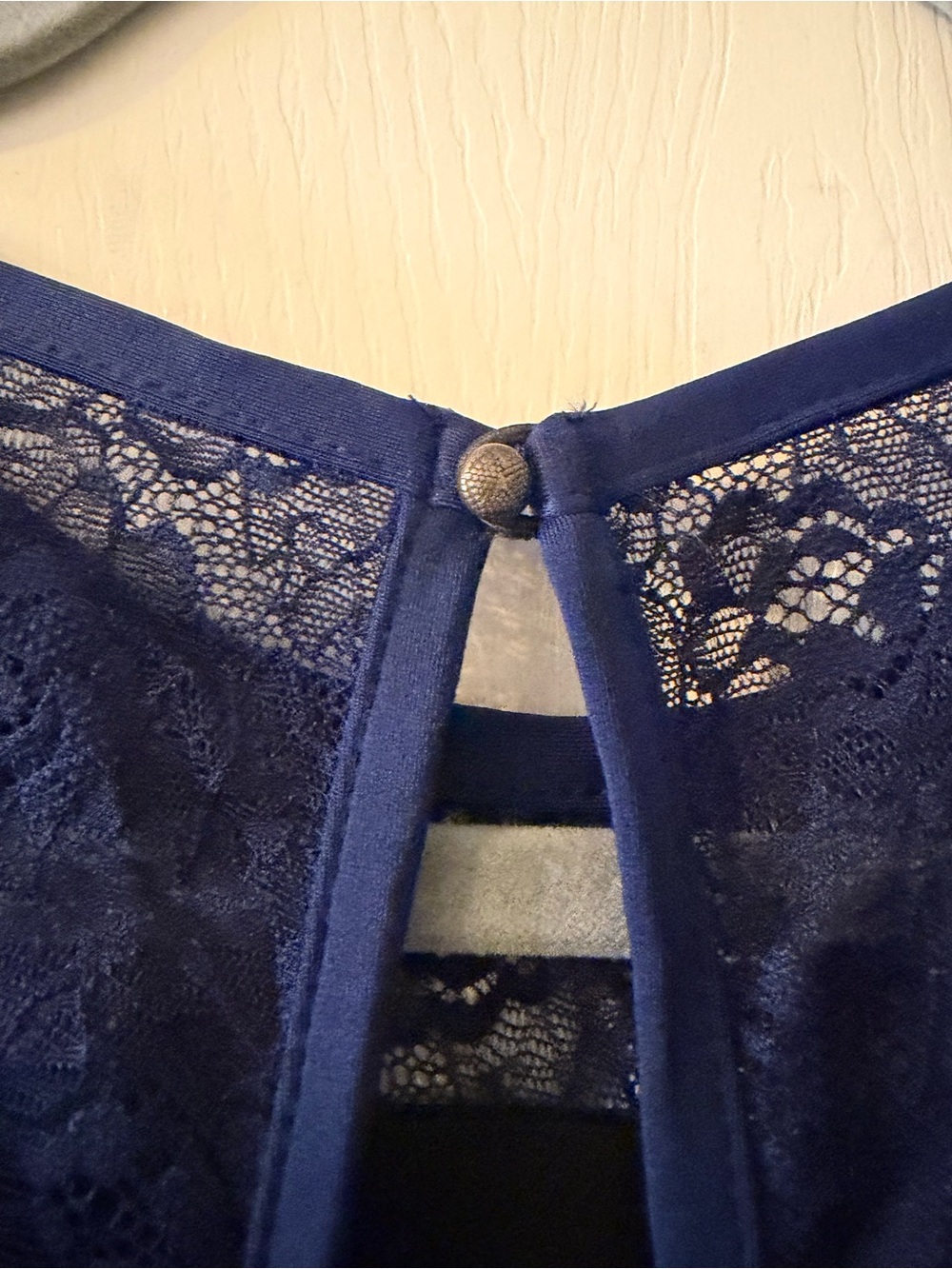 Navy Ballet Rosa leotard - Picture 3 of 5